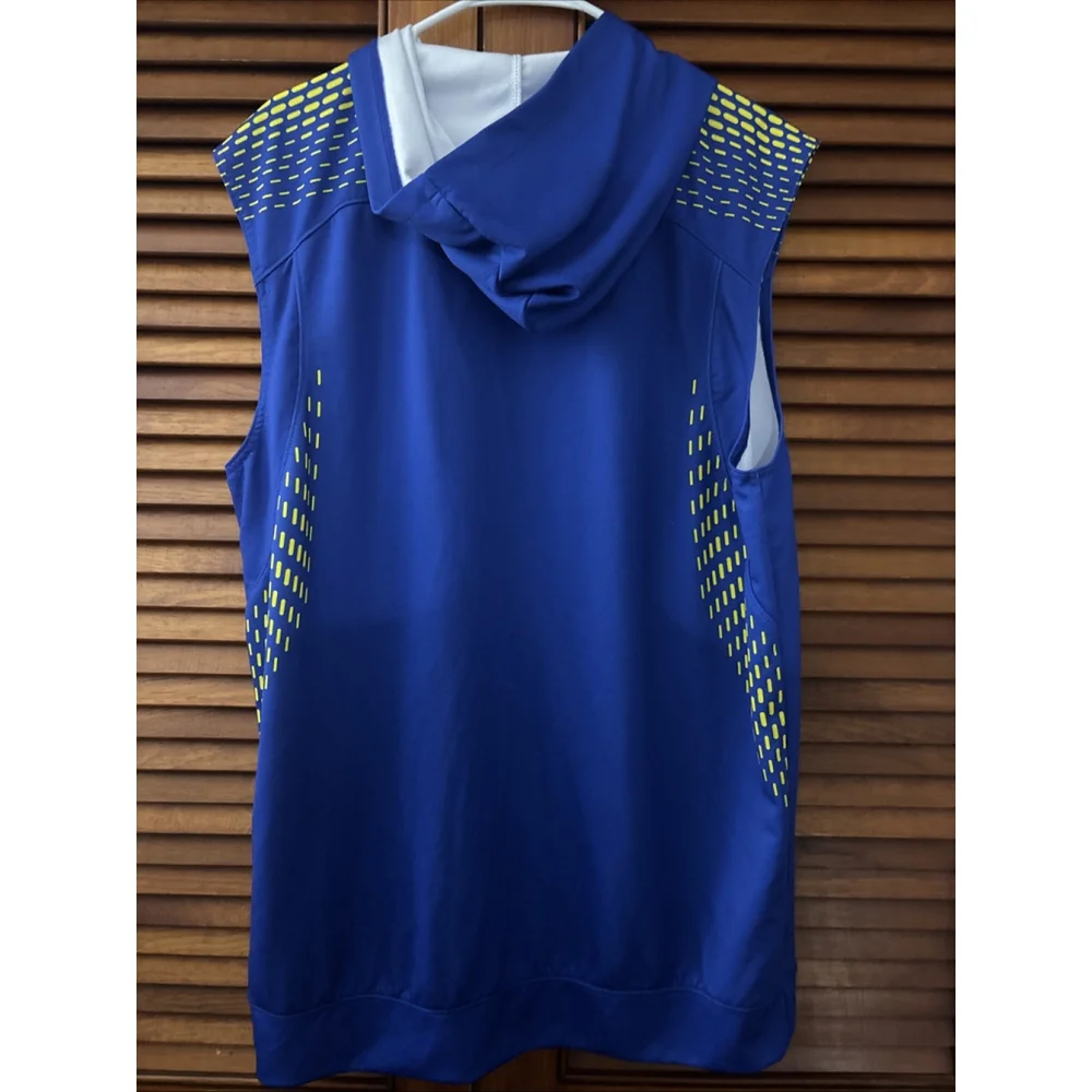 University of Delaware Blue Hens Sleeveless Adidas Hoodie Sweatshirt Adult XL